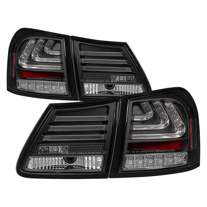 Spyder 07-11 Lexus GS 350 LED Tail Lights Black ALT-YD-LGS06-LED-BK - Bull Strap
