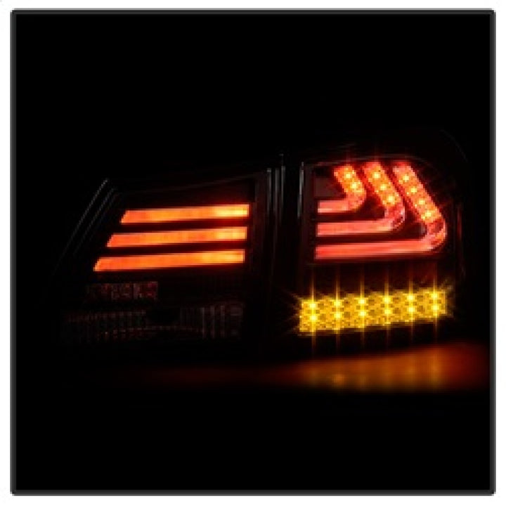 Spyder 07-11 Lexus GS 350 LED Tail Lights Black ALT-YD-LGS06-LED-BK - Bull Strap