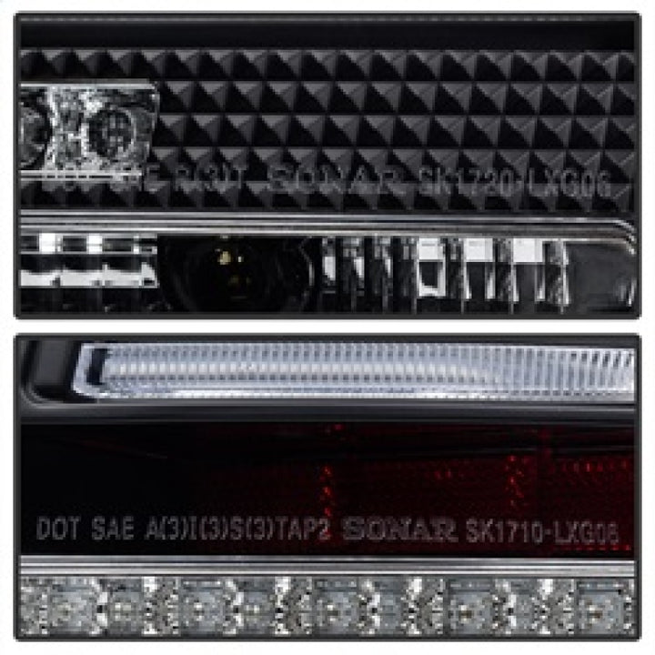 Spyder 07-11 Lexus GS 350 LED Tail Lights Black ALT-YD-LGS06-LED-BK - Bull Strap