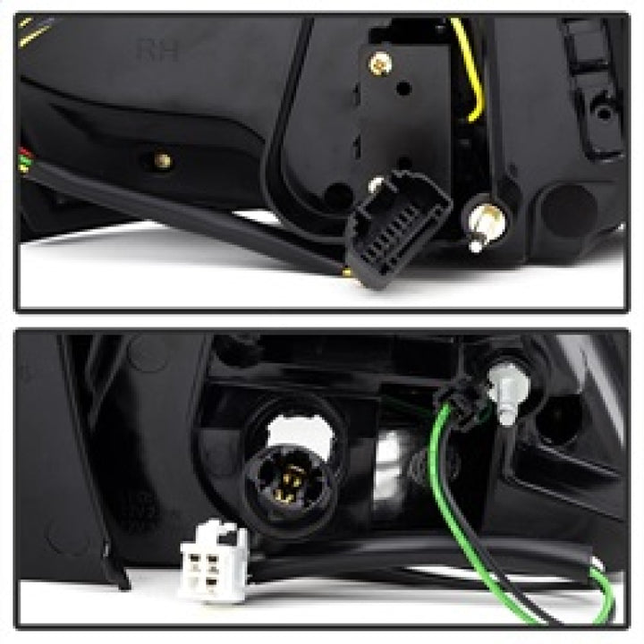 Spyder 07-11 Lexus GS 350 LED Tail Lights Black ALT-YD-LGS06-LED-BK - Bull Strap