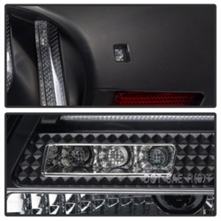 Spyder 07-11 Lexus GS 350 LED Tail Lights Black ALT-YD-LGS06-LED-BK - Bull Strap