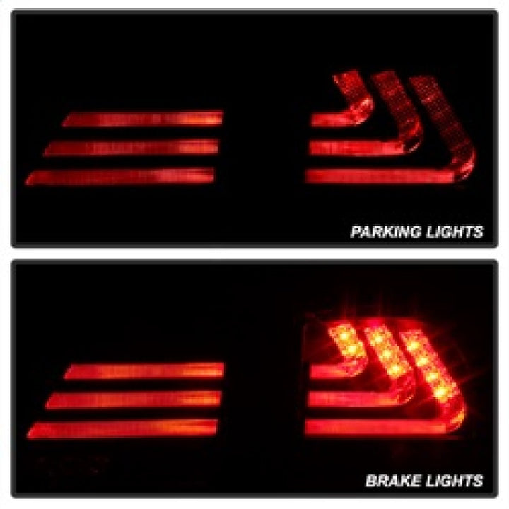 Spyder 07-11 Lexus GS 350 LED Tail Lights Black ALT-YD-LGS06-LED-BK - Bull Strap