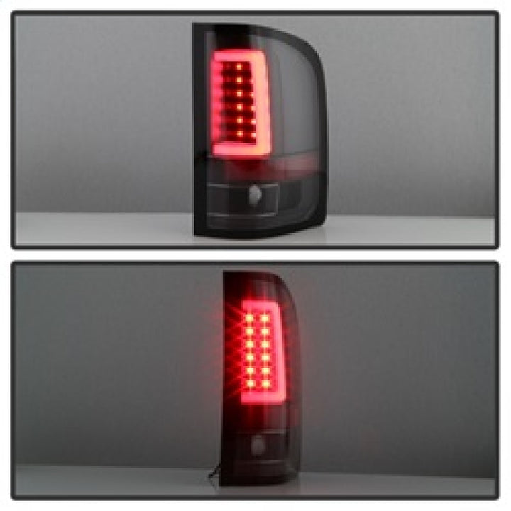 Spyder 07-13 Silverado (Will Not Work w/2010 921 Bulb) V3 LED Tail Lghts Blk ALT-YD-CS07V3-LBLED-BK - Bull Strap