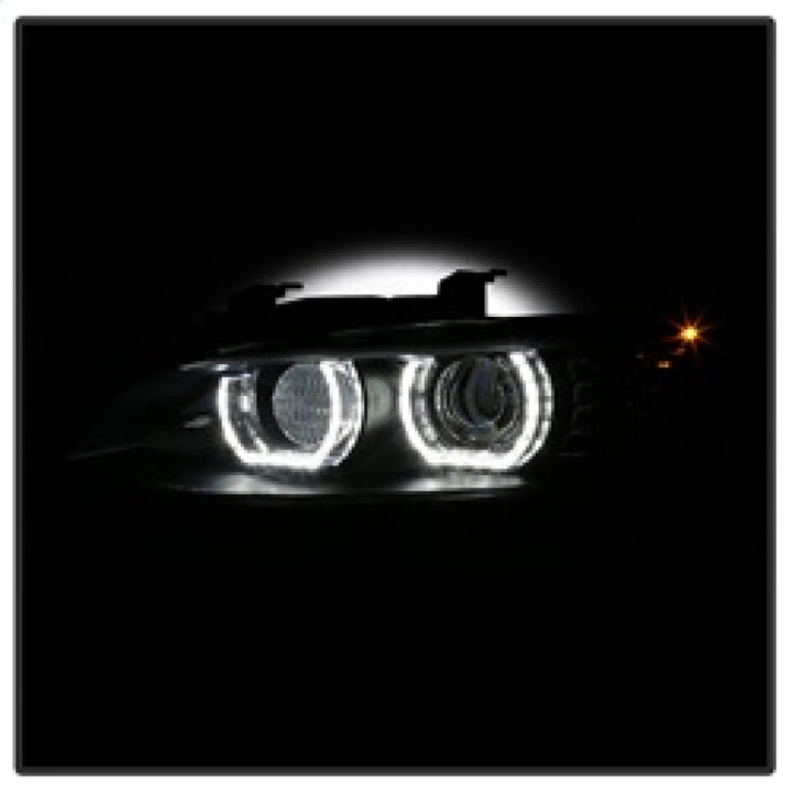 Spyder 08-10 BMW F92 3 Series Projector Headlights - LED DRL - Black (PRO-YD-BMWE9208-DRL-BK) - Bull Strap