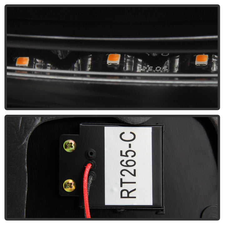 Spyder 08-11 Subaru Impreza WRX 4DR LED Tail Lights - Black ALT-YD-SI084D-LED-BK - Bull Strap