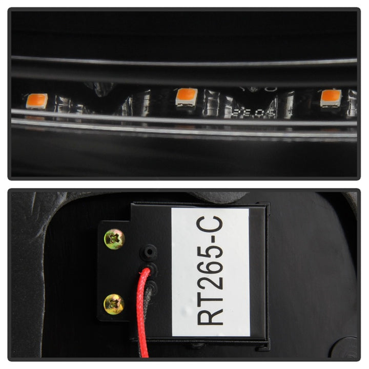 Spyder 08-11 Subaru Impreza WRX 4DR LED Tail Lights - Black ALT-YD-SI084D-LED-BK - Bull Strap