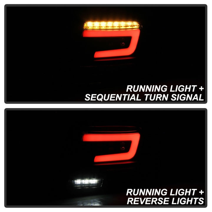 Spyder 08-11 Subaru Impreza WRX 4DR LED Tail Lights - Black ALT-YD-SI084D-LED-BK - Bull Strap