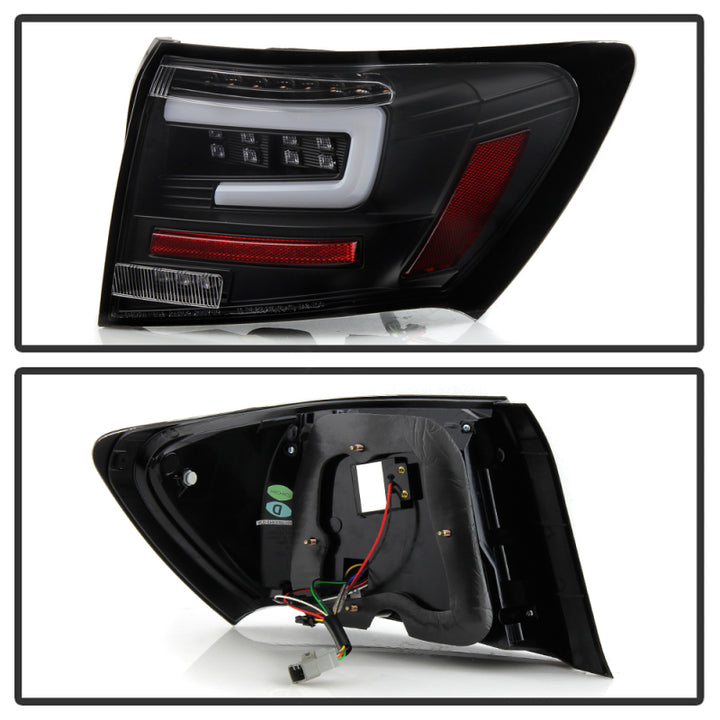 Spyder 08-11 Subaru Impreza WRX 4DR LED Tail Lights - Black ALT-YD-SI084D-LED-BK - Bull Strap