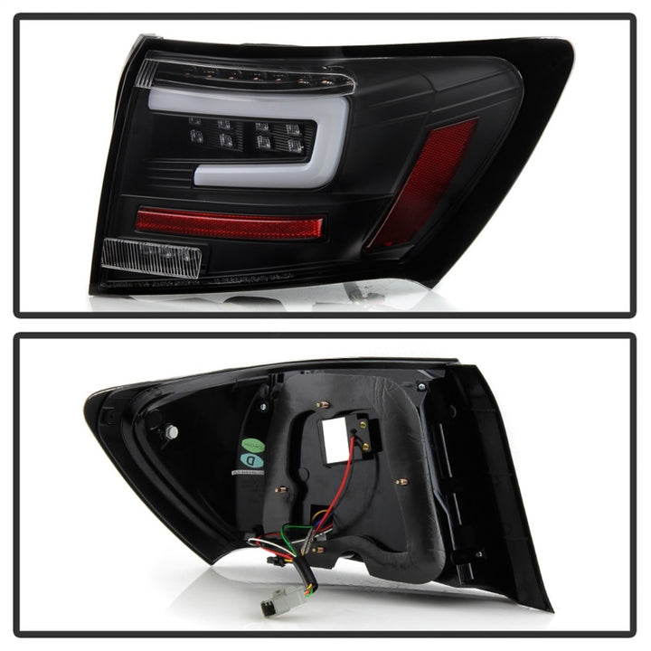 Spyder 08-11 Subaru Impreza WRX 4DR LED Tail Lights - Black ALT-YD-SI084D-LED-BK - Bull Strap