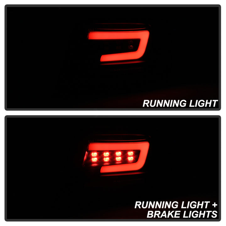 Spyder 08-11 Subaru Impreza WRX 4DR LED Tail Lights - Black ALT-YD-SI084D-LED-BK - Bull Strap