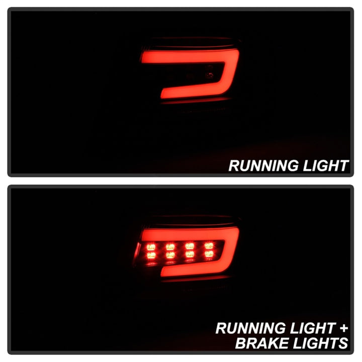 Spyder 08-11 Subaru Impreza WRX 4DR LED Tail Lights - Black ALT-YD-SI084D-LED-BK - Bull Strap
