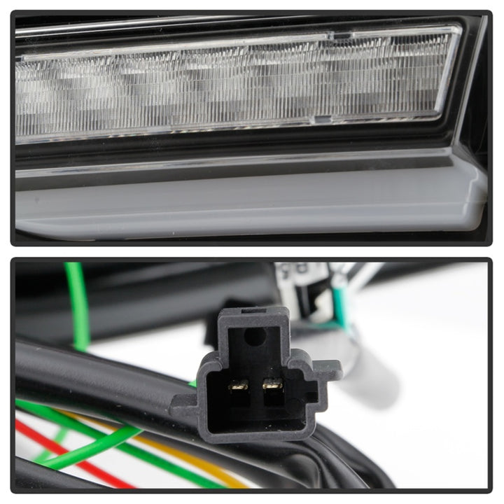 Spyder 08-14 Subara Impreza WRX Hatchback LED Tail Lights Seq Signal Black ALT-YD-SI085D-SEQ-BK - Bull Strap