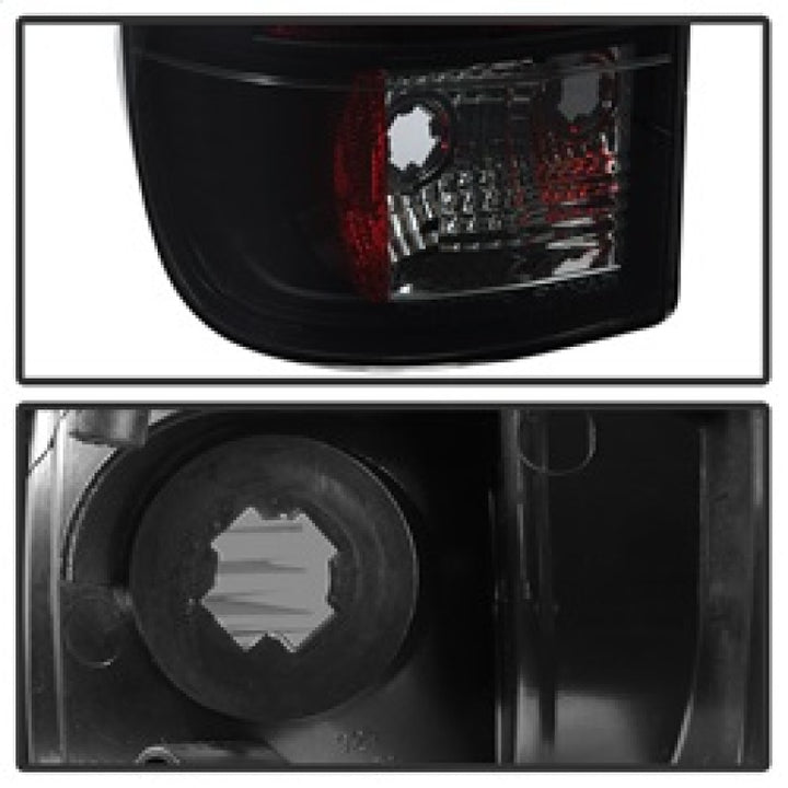 Spyder 08-16 Ford Super Duty F-250 V3 Light Bar LED Tail Lights - Blk Smoke ALT-YD-FS07V3-LBLED-BSM - Bull Strap