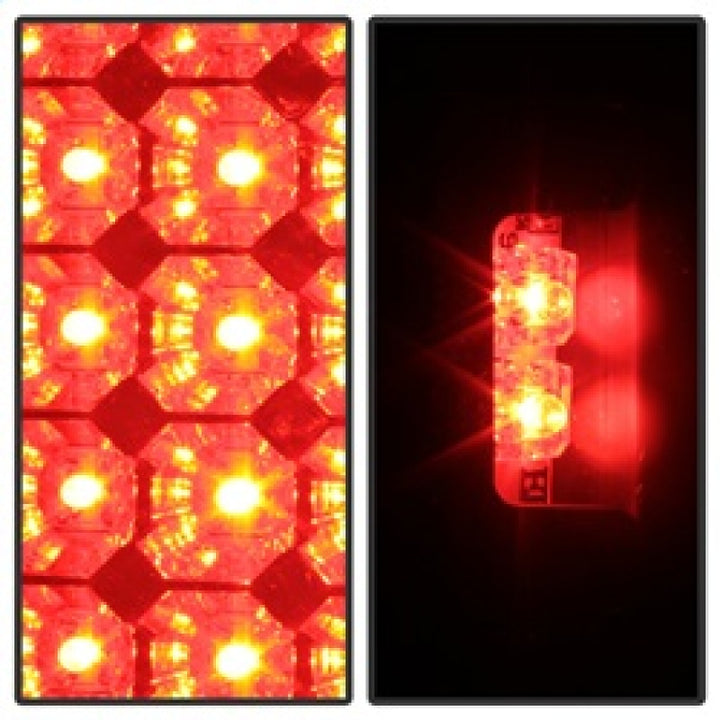 Spyder 08-16 Ford Super Duty LED Tail Lights Black Smoke ALT-YD-FS07-LED-BSM - Bull Strap