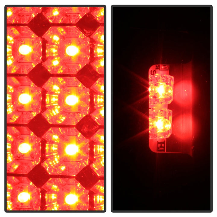 Spyder 08-16 Ford Super Duty LED Tail Lights Black Smoke ALT-YD-FS07-LED-BSM - Bull Strap