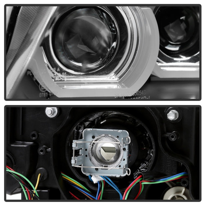 Spyder 09-12 BMW E90 3-Series 4DR HID w/ AFS Only - LED Turn - Black - PRO-YD-BMWE9009-AFSHID-BK - Bull Strap