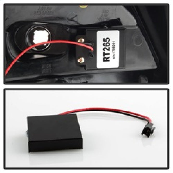 Spyder 12-14 Ford Focus 5DR LED Tail Lights - Black (ALT-YD-FF12-LED-BK) - Bull Strap