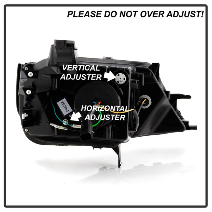 Spyder 14-19 Chevrolet Impala Proj Headlights Low Beam/High Beam H9 Inc - Black PRO-YD-CHIP14-LB-BK - Bull Strap