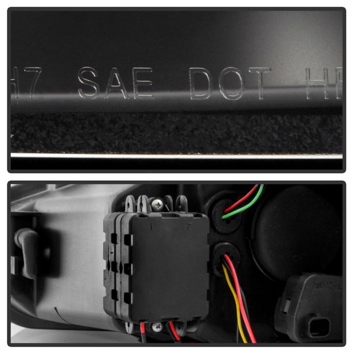 Spyder 15-18 Ford Focus Projector Headlights - Seq Turn Light Bar - Black PRO-YD-FF15-LBSEQ-BK - Bull Strap