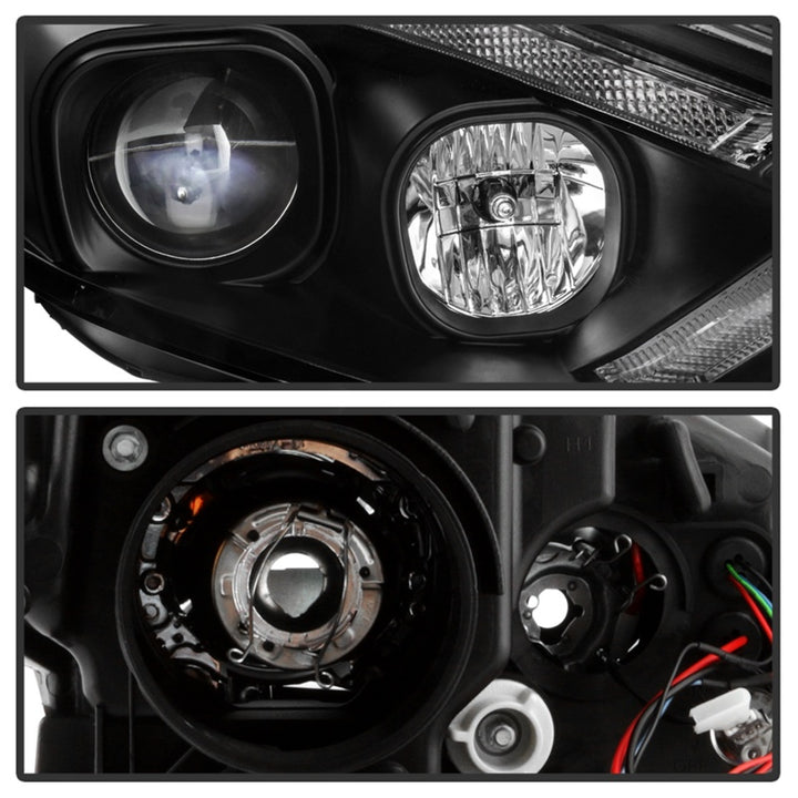 Spyder 15-18 Ford Focus Projector Headlights - Seq Turn Light Bar - Black PRO-YD-FF15-LBSEQ-BK - Bull Strap