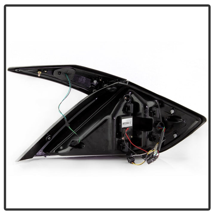 Spyder 16-18 Honda Civic 4 Door Light Bar LED Tail Lights - Black Smoke (ALT-YD-HC164D-LB-BSM) - Bull Strap