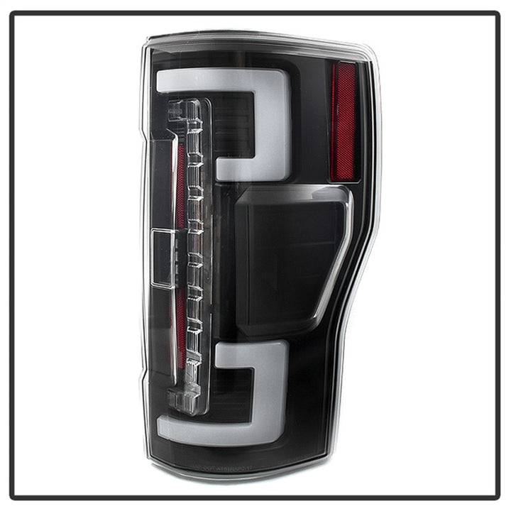 Spyder 17-18 Ford F250 (w/Blind Spot Sens./LED Model Only) LED Tail Lights-Blk ALT-YD-FS17BS-LED-BK - Bull Strap