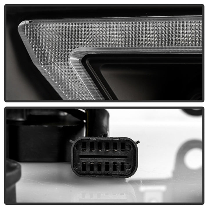 Spyder 19-22 Dodge Ram 2500/3500 (Halogen Model Only) Proj. Headlights (PRO-YD-DR19HDHALAP-SEQ-BK) - Bull Strap