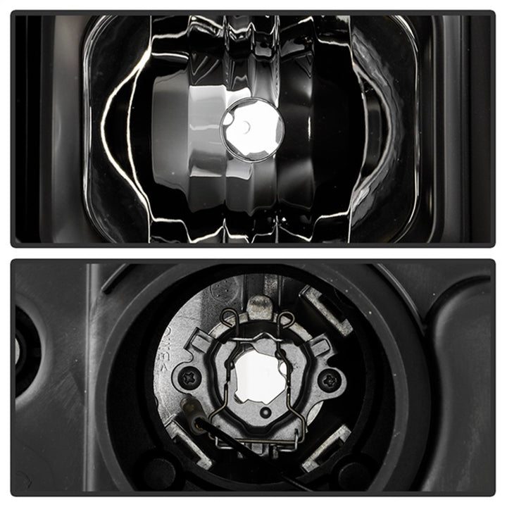 Spyder 20-23 Chevy Silverado 2500/3500 Proj Headlights - LED DRL - Black PRO-YD-CSHD20SI-SEQ-BK - Bull Strap