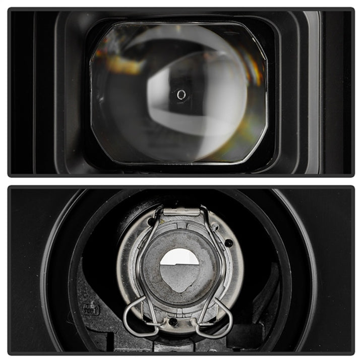 Spyder 20-23 Chevy Silverado 2500/3500 Proj Headlights - LED DRL - Black PRO-YD-CSHD20SI-SEQ-BK - Bull Strap