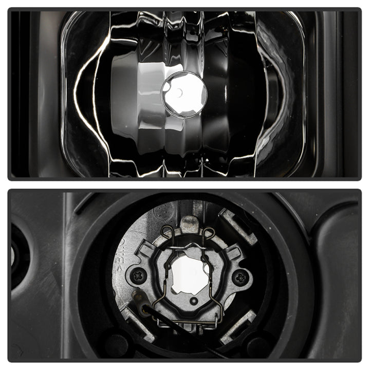 Spyder 20-23 Chevy Silverado 2500/3500 Proj Headlights - LED DRL - Black PRO-YD-CSHD20SI-SEQ-BK - Bull Strap