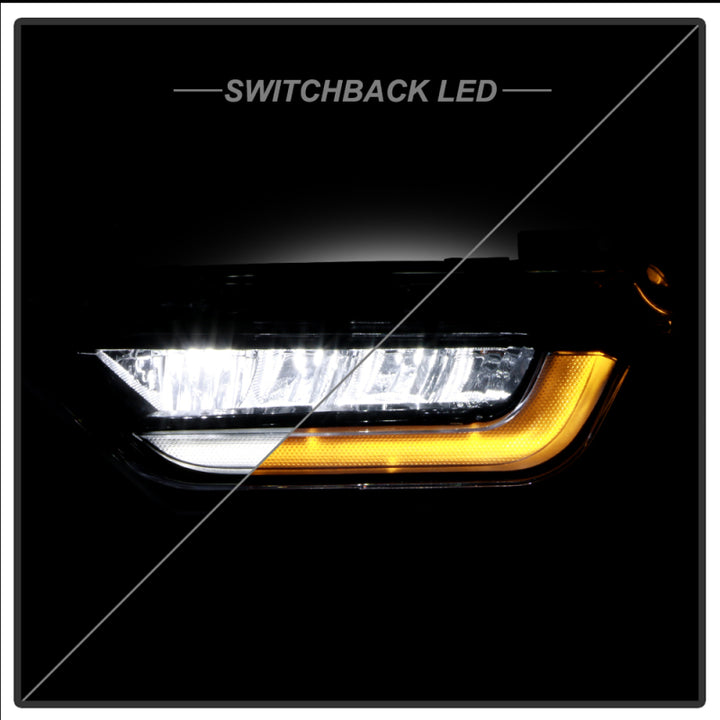 Spyder 21-23 Ford F150 w/ Turn Signal OEM Style Full LED Fog Lights w/ Switch FL-FF1502021-LED-T-C - Bull Strap