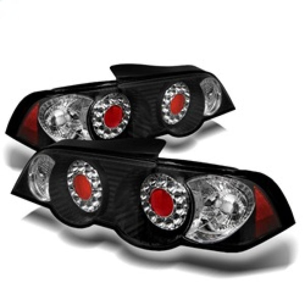 Spyder Acura RSX 02-04 LED Tail Lights Black ALT-YD-ARSX02-LED-BK - Bull Strap