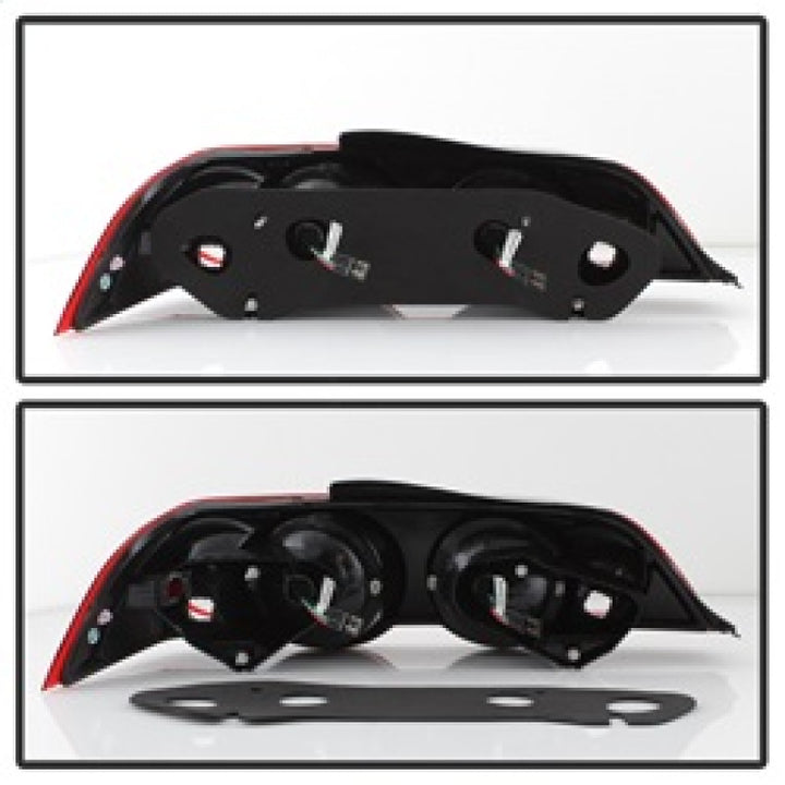 Spyder Acura RSX 02-04 LED Tail Lights Red Clear ALT-YD-ARSX02-LED-RC - Bull Strap