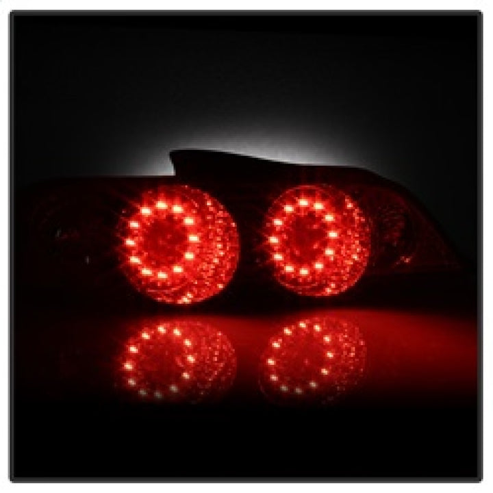 Spyder Acura RSX 02-04 LED Tail Lights Red Clear ALT-YD-ARSX02-LED-RC - Bull Strap