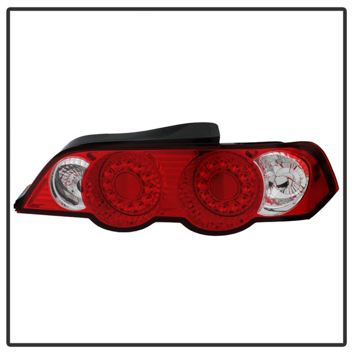Spyder Acura RSX 02-04 LED Tail Lights Red Clear ALT-YD-ARSX02-LED-RC - Bull Strap