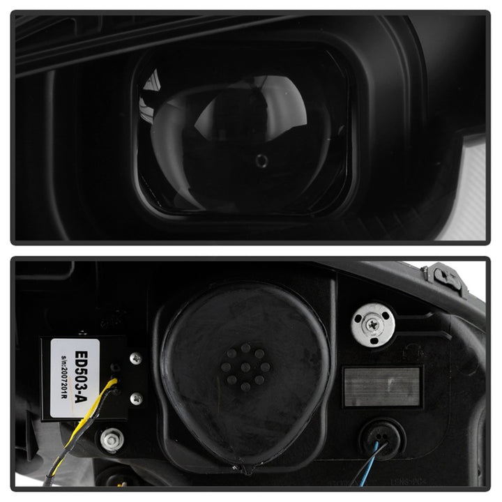Spyder Apex Series 05-13 Chevrolet C6 Corvette Hi Powered LED Module Headlights - Bull Strap