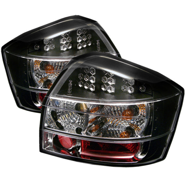 Spyder Audi A4 02-05 LED Tail Lights Black ALT-YD-AA402-LED-BK - Bull Strap