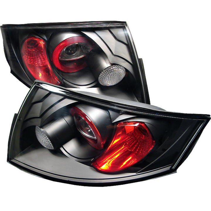 Spyder Audi TT 00-06 Euro Style Tail Lights Black ALT-YD-ATT99-BK - Bull Strap