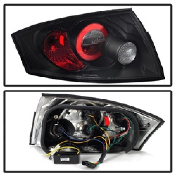 Spyder Audi TT 00-06 Euro Style Tail Lights Black ALT-YD-ATT99-BK - Bull Strap