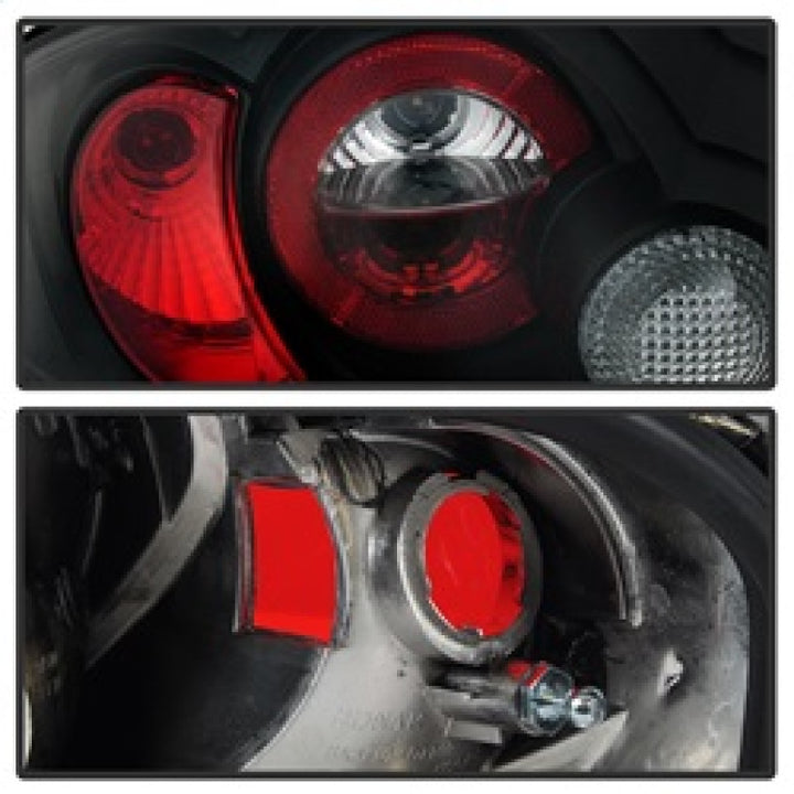 Spyder Audi TT 00-06 Euro Style Tail Lights Black ALT-YD-ATT99-BK - Bull Strap