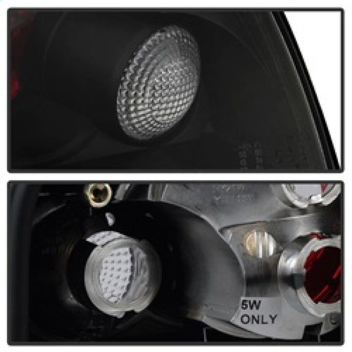 Spyder Audi TT 00-06 Euro Style Tail Lights Black ALT-YD-ATT99-BK - Bull Strap
