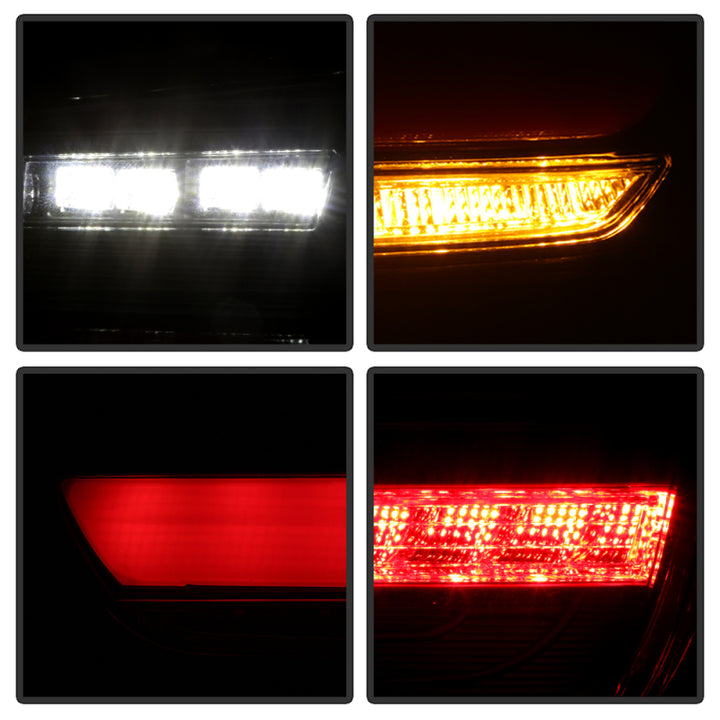 Spyder BMW 3 Series F30 2012-2018 Full LED Tail Lights (ALT-YD-BMWF3012-SEQ-BK) Black (WONT FIT X3) - Bull Strap