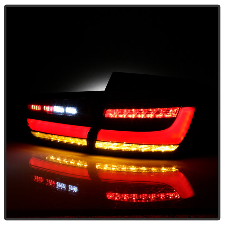 Spyder BMW 3 Series F30 2012-2018 Full LED Tail Lights (ALT-YD-BMWF3012-SEQ-BK) Black (WONT FIT X3) - Bull Strap