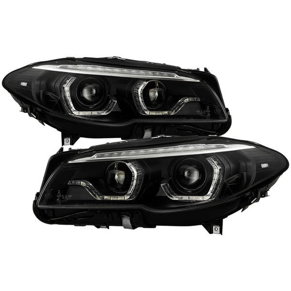 Spyder BMW 5 Series F10 11-13 Xenon/HID AFS Projector Headlights - Black PRO-YD-BMWF10HIDAFS-SEQ-BK - Bull Strap