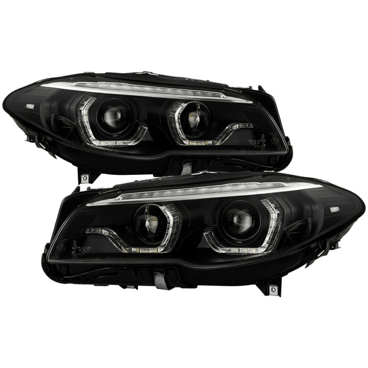 Spyder BMW 5 Series F10 11-13 Xenon/HID AFS Projector Headlights - Black PRO-YD-BMWF10HIDAFS-SEQ-BK - Bull Strap