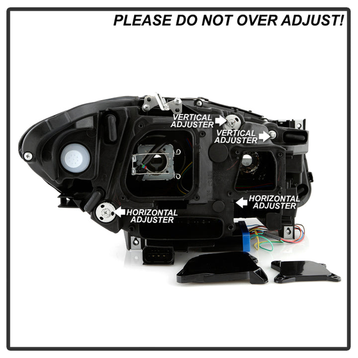 Spyder BMW 5 Series F10 11-13 Xenon/HID AFS Projector Headlights - Black PRO-YD-BMWF10HIDAFS-SEQ-BK - Bull Strap