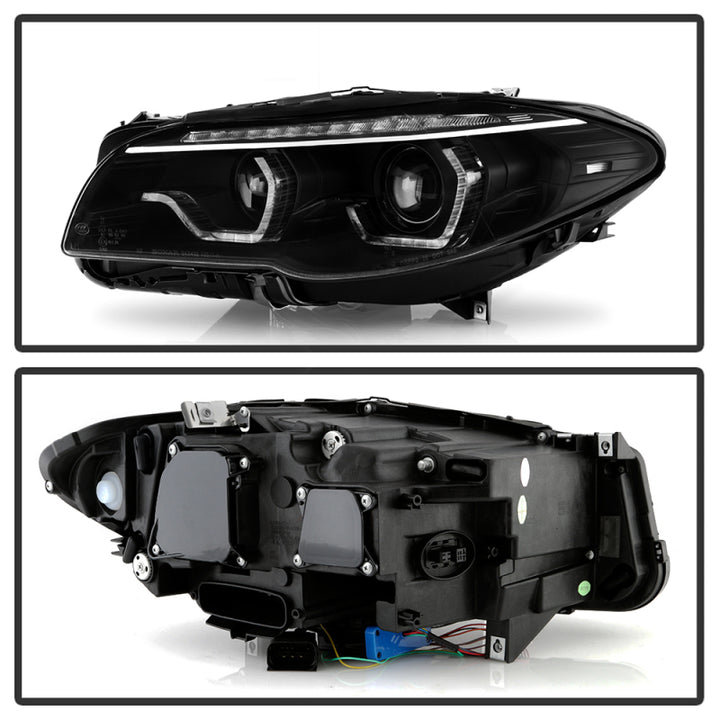 Spyder BMW 5 Series F10 11-13 Xenon/HID AFS Projector Headlights - Black PRO-YD-BMWF10HIDAFS-SEQ-BK - Bull Strap