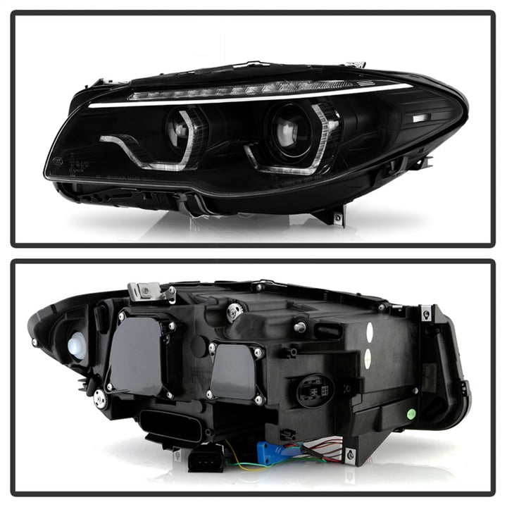 Spyder BMW 5 Series F10 11-13 Xenon/HID AFS Projector Headlights - Black PRO-YD-BMWF10HIDAFS-SEQ-BK - Bull Strap