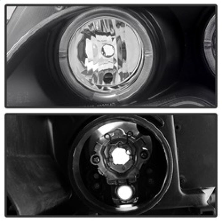 Spyder BMW E46 3-Series 02-05 4DR Projector Headlights 1PC LED Halo Blk PRO-YD-BMWE4602-4D-AM-BK - Bull Strap