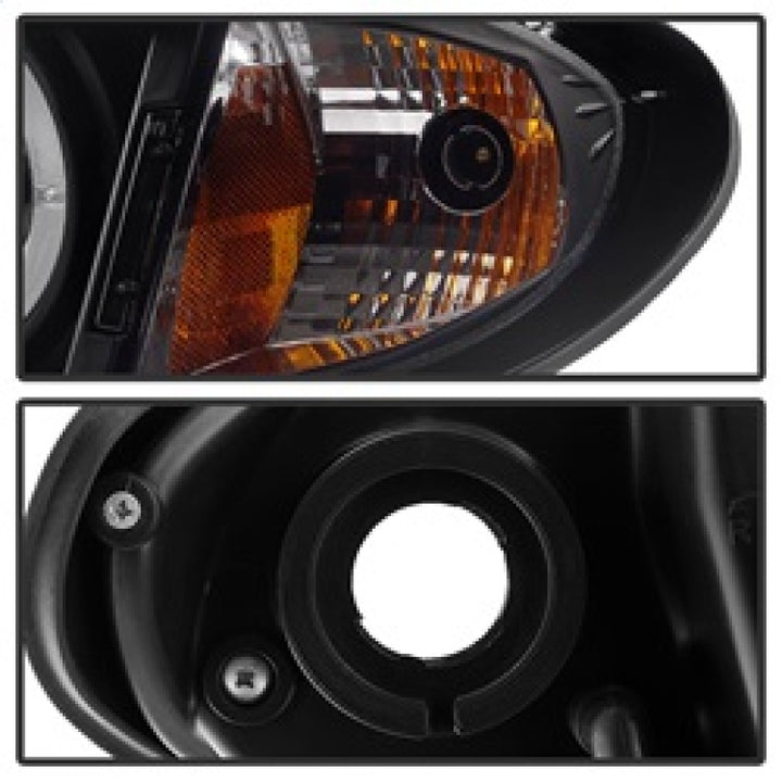 Spyder BMW E46 3-Series 02-05 4DR Projector Headlights 1PC LED Halo Blk PRO-YD-BMWE4602-4D-AM-BK - Bull Strap